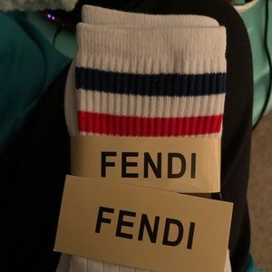Fendi socks 2 pairs